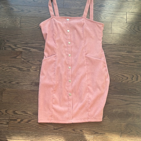 Large pink button up dress from Shein - Picture 1 of 1